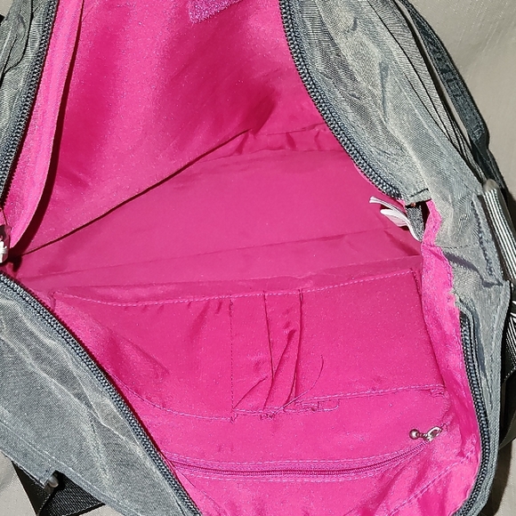 Baggallini Charcoal Tote Travel Laptop Bag - Picture 7 of 10